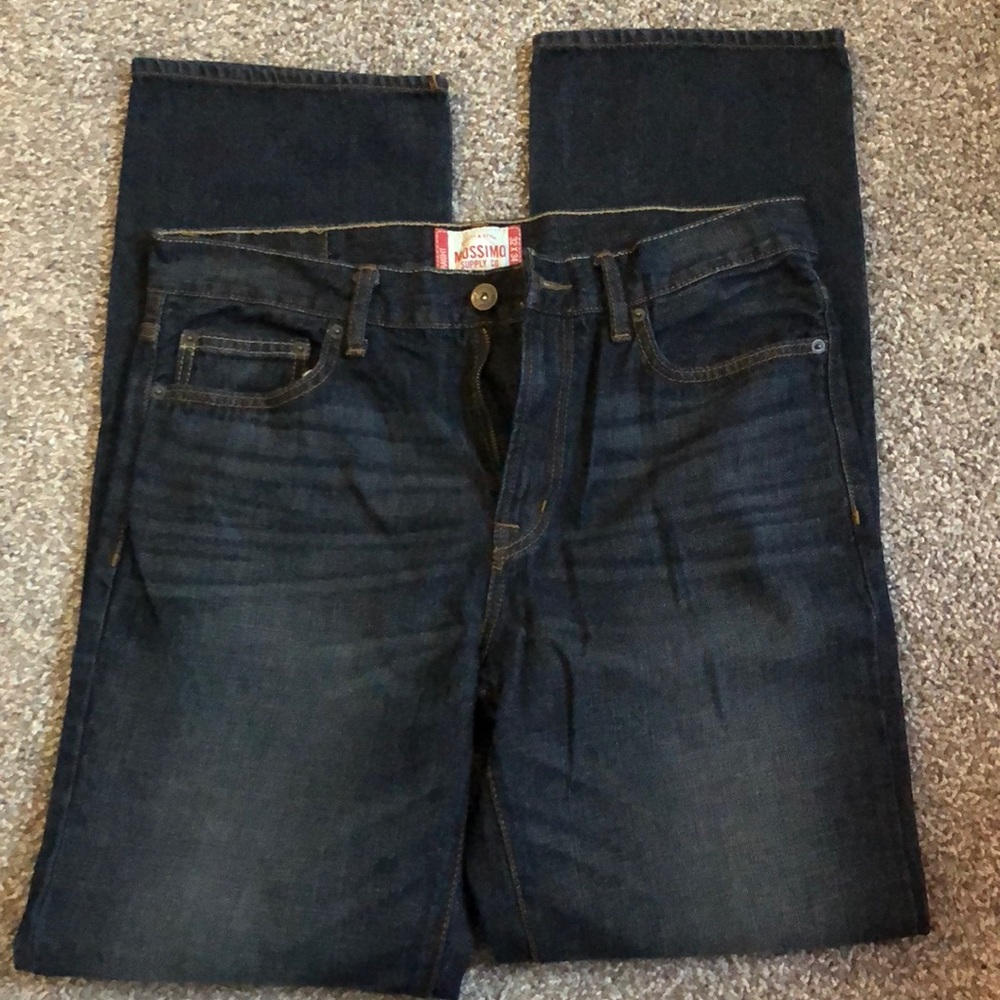 Dark wash, straight jeans - brand new, never worn